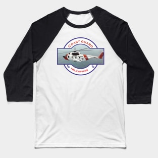 US Coastguard search and rescue Helicopter, Baseball T-Shirt